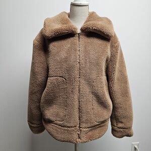 Banana Republic Cozy Brown Teddy Jacket